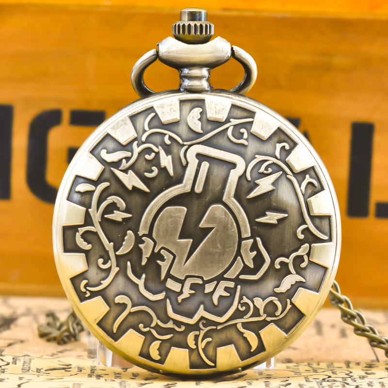 Vintage Watch Collecting - Vintage Bronze Steampunk Carved Quartz Pocket