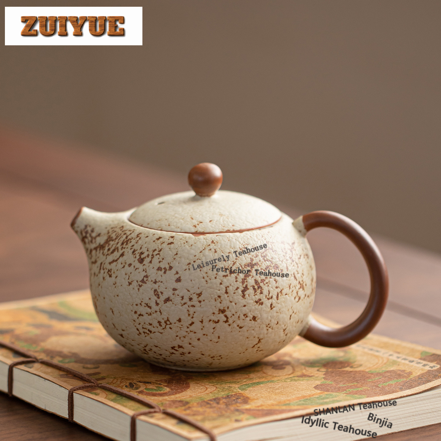 Vintage Collectible Pottery - 250ml Coarse Pottery Xishi Teapot Vintage