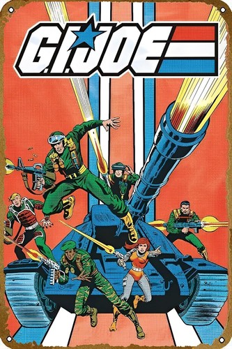 Gi Joe – Tank Poster Vintage R - Vintage Collectible Tins 리뷰 및 가격