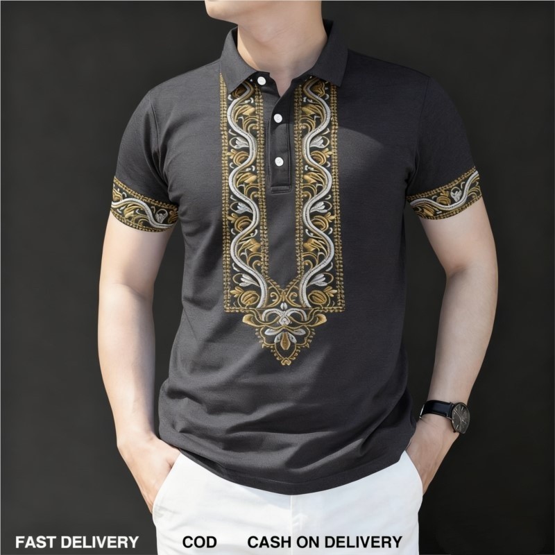 2026 Mens Barong Polo Shirt fo - Vintage Collectible Buttons 리뷰 및 가격