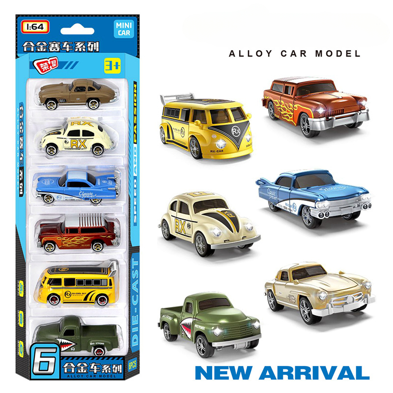 1:64 Alloy retro racing car 6- - Vintage And Collectible Toys 리뷰 및 가격