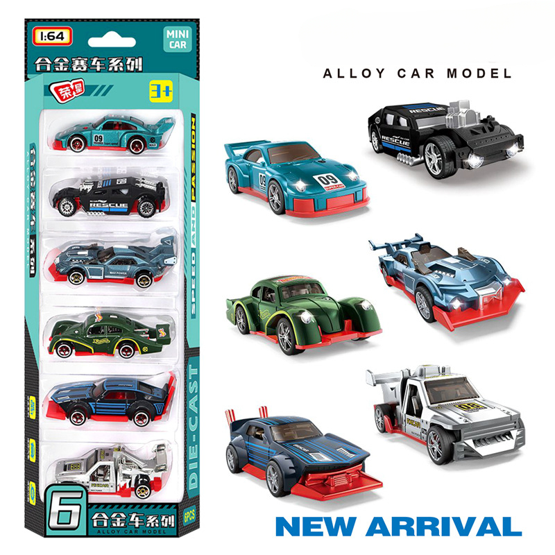 1:64 Alloy retro racing car 6- - Vintage And Collectible Toys 리뷰 및 가격
