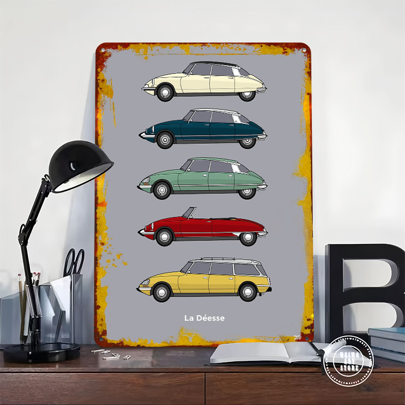 French Car DS Collection Tin P - Vintage Collectible Tins 리뷰 및 가격