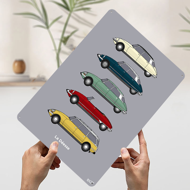 French Car DS Collection Tin P - Vintage Collectible Tins 리뷰 및 가격