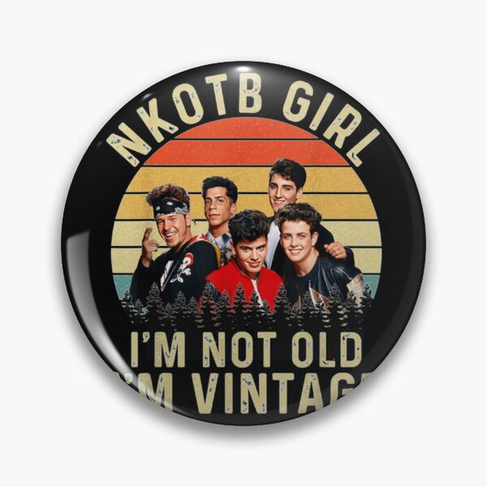 Retro NKOTB Girl I'm NOT Old   - Vintage Collectible Buttons 리뷰 및 가격