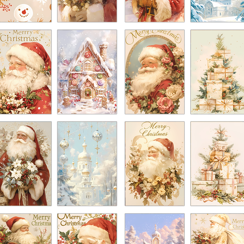 32pcs, vintage Christmas postc - Vintage Collectible Santa 리뷰 및 가격