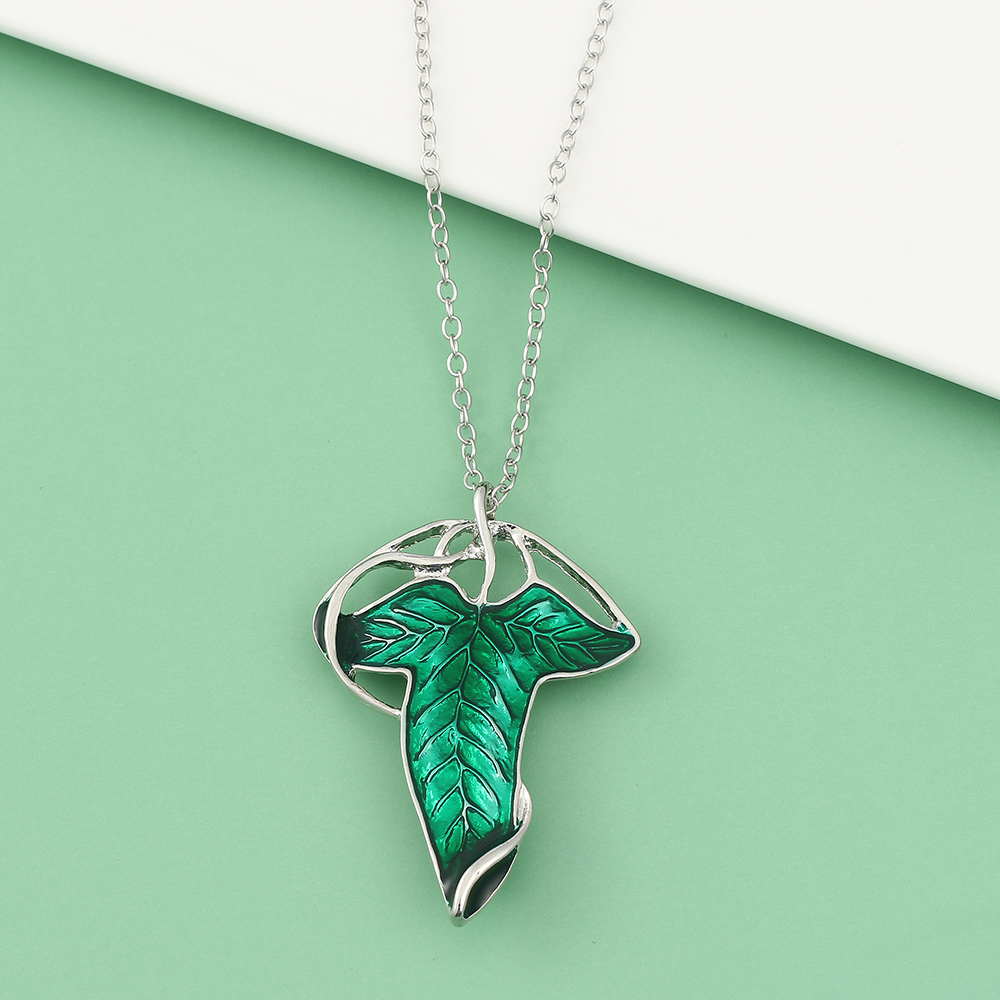 Vintage Green Leaf Pendant Nec - Vintage Item 리뷰 및 가격