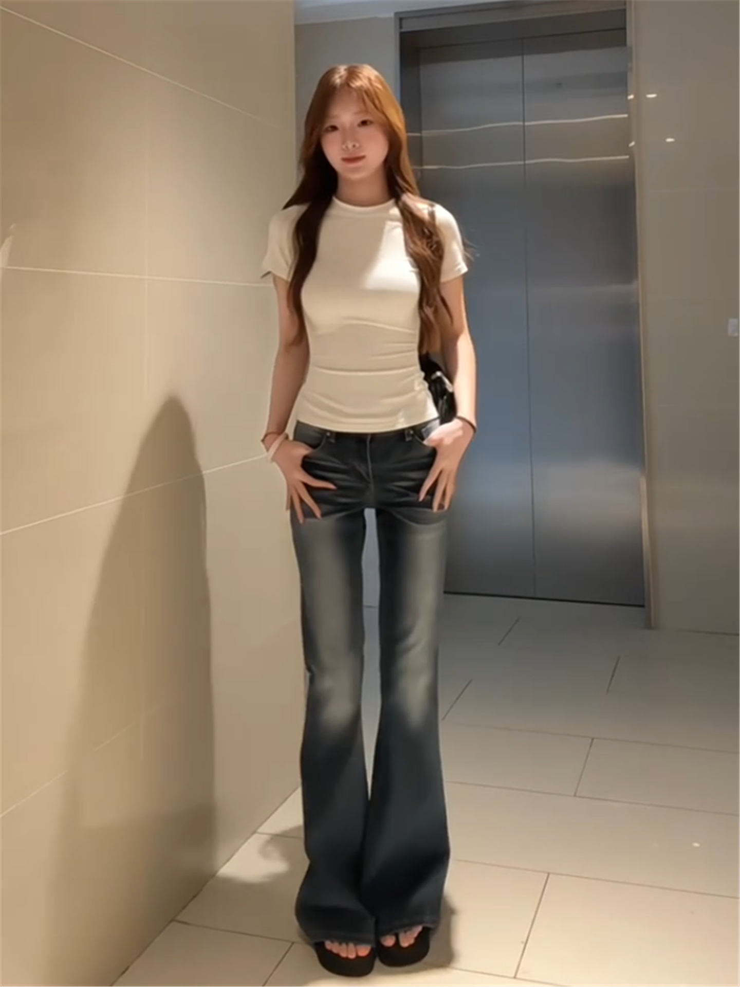 Low Waist Bell Bottom Denim Je - Vintage Collectible Bells 리뷰 및 가격