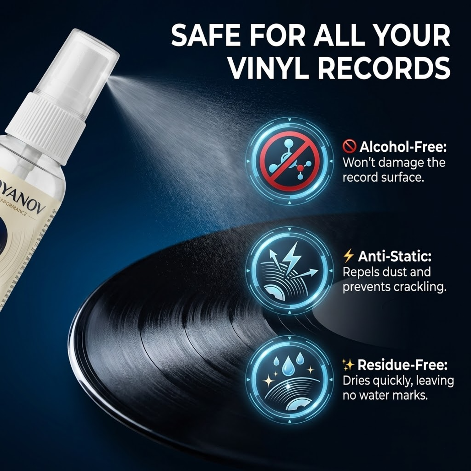 Anti-Static Vinyl Record Clean - Vinyl Record Cleaner 리뷰 및 가격
