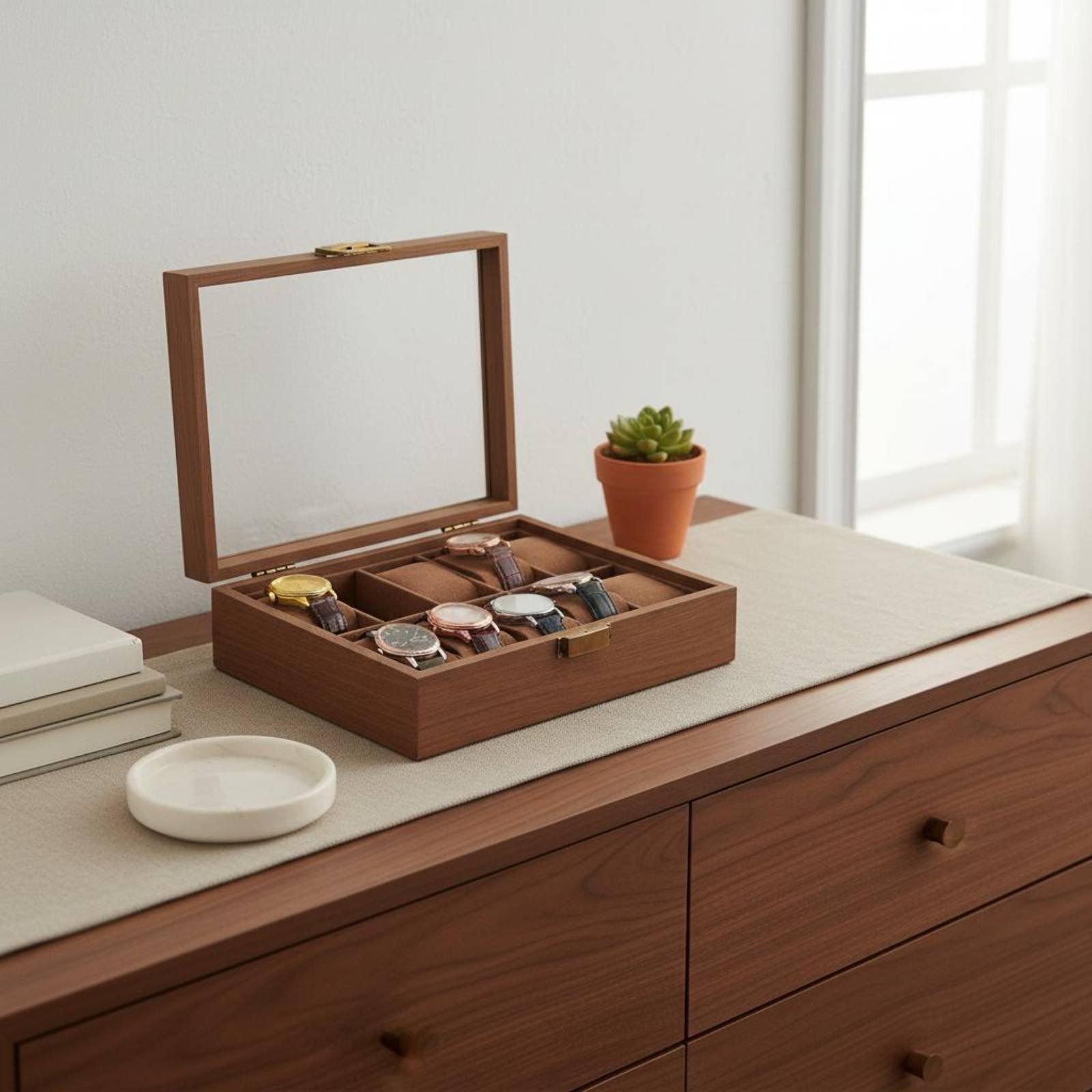 Wooden Watch Display Case Vint - Vintage Watch Collecting 리뷰 및 가격