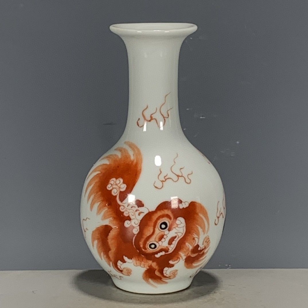 Vintage Chinese Wucai Iron Red - Vintage Collectible Pottery 리뷰 및 가격
