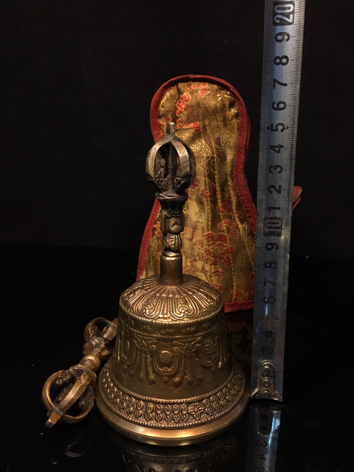 Vintage Pure Brass Vajra Bell  - Vintage Collectible Bells 리뷰 및 가격