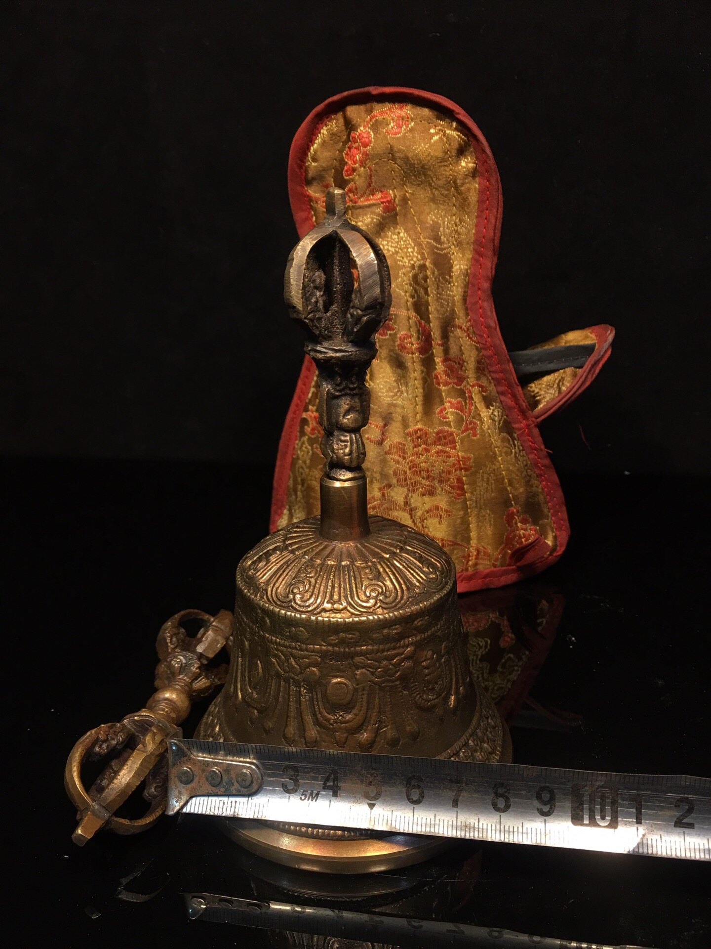 Vintage Pure Brass Vajra Bell  - Vintage Collectible Bells 리뷰 및 가격