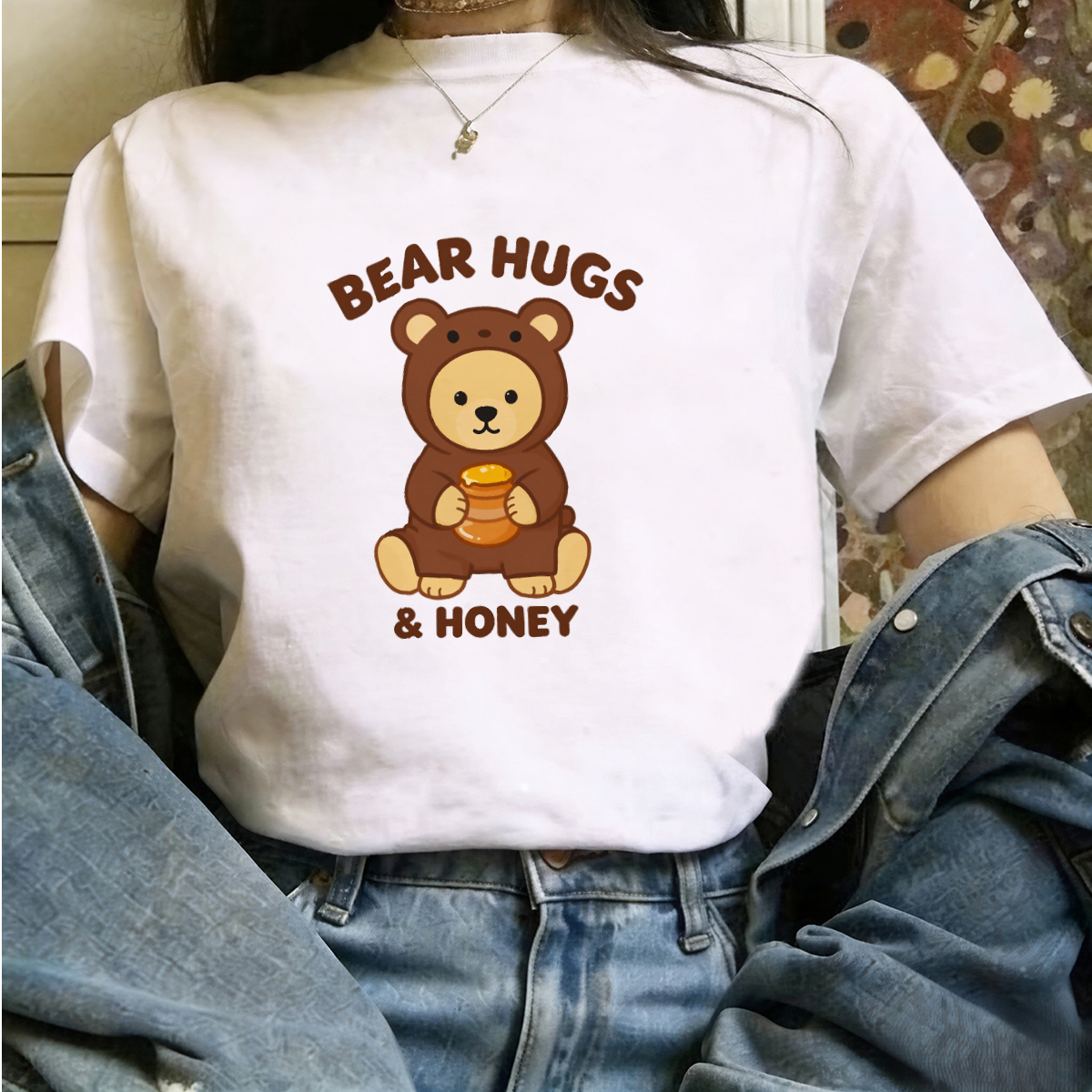 T Shirts Ladies Crepe Fabric T - Vintage Collectible Show 리뷰 및 가격