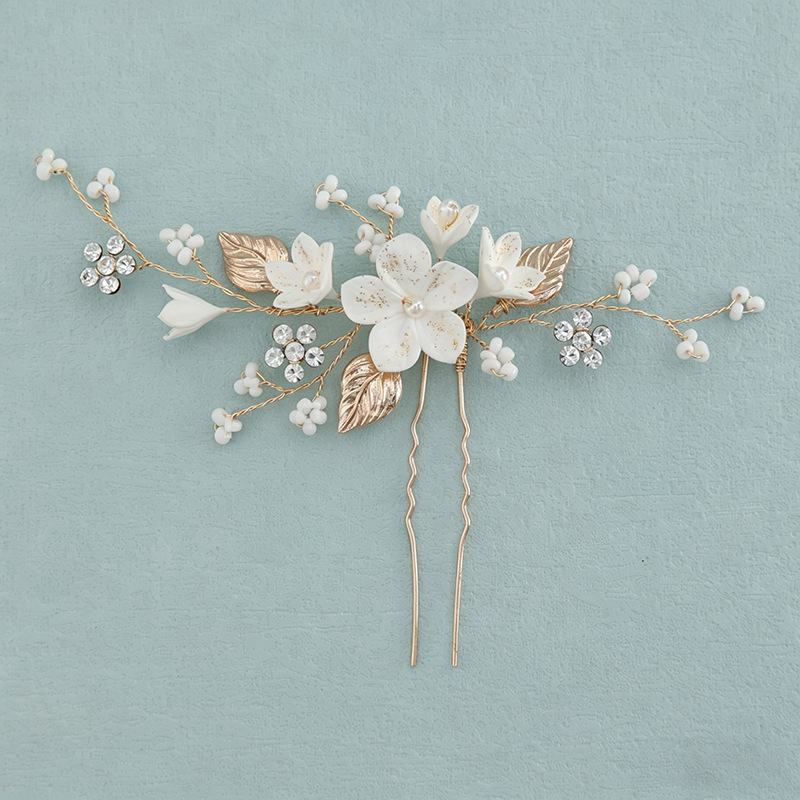 Bride Headpiece Hairpin Pearl  - Vintage Item 리뷰 및 가격