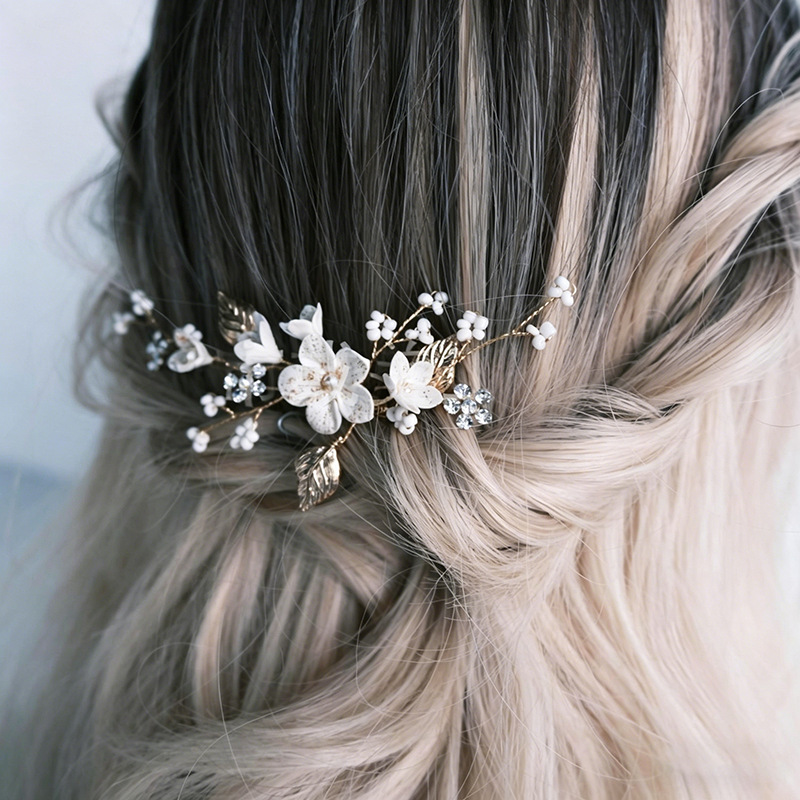 Bride Headpiece Hairpin Pearl  - Vintage Item 리뷰 및 가격