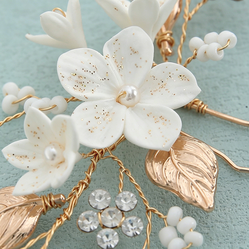 Bride Headpiece Hairpin Pearl  - Vintage Item 리뷰 및 가격