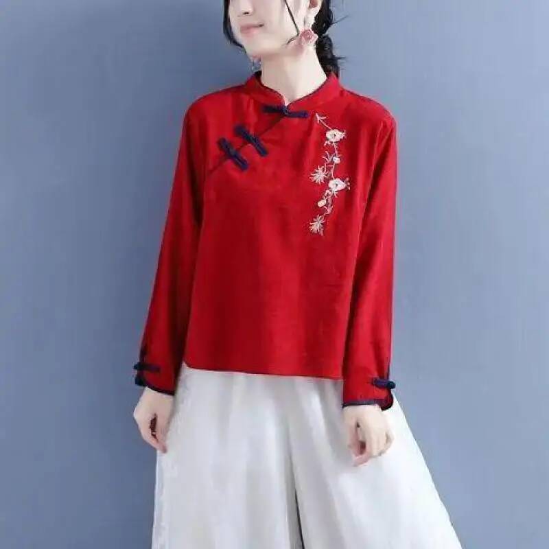 Vintage Embroidery Shirts Wome - Vintage Collectible Buttons 리뷰 및 가격