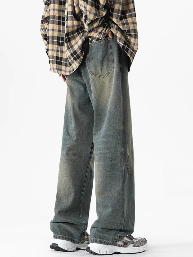 Waed Vintage Men's Jeans High  - Vintage Collectible Bells 리뷰 및 가격