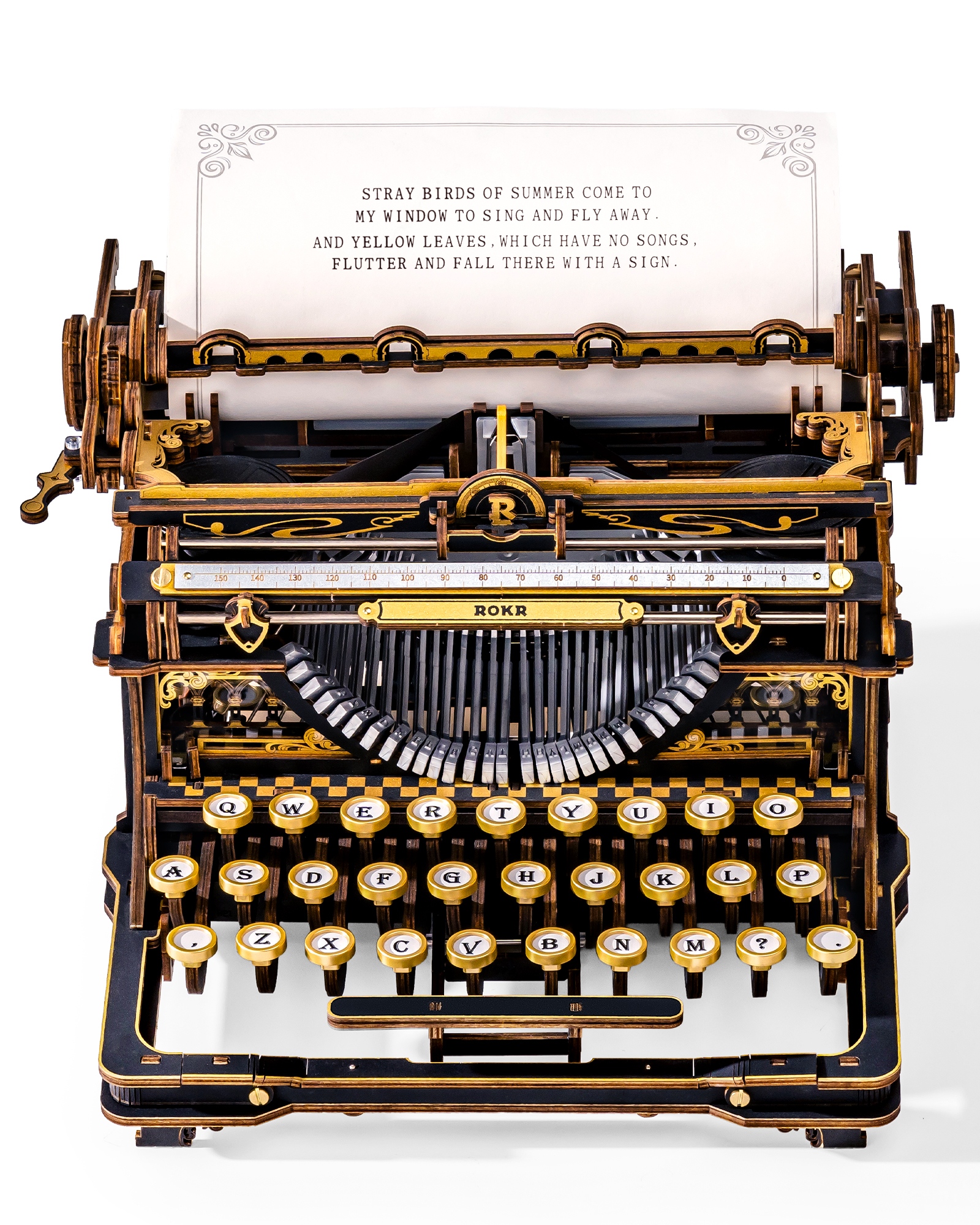 ROKR 3D Wooden Typewriter Puzz - Vintage And Collectible Toys 리뷰 및 가격