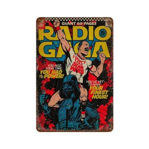 Y1,Queen Radio Gaga Comic Styl - Vintage Collectible Tins 리뷰 및 가격