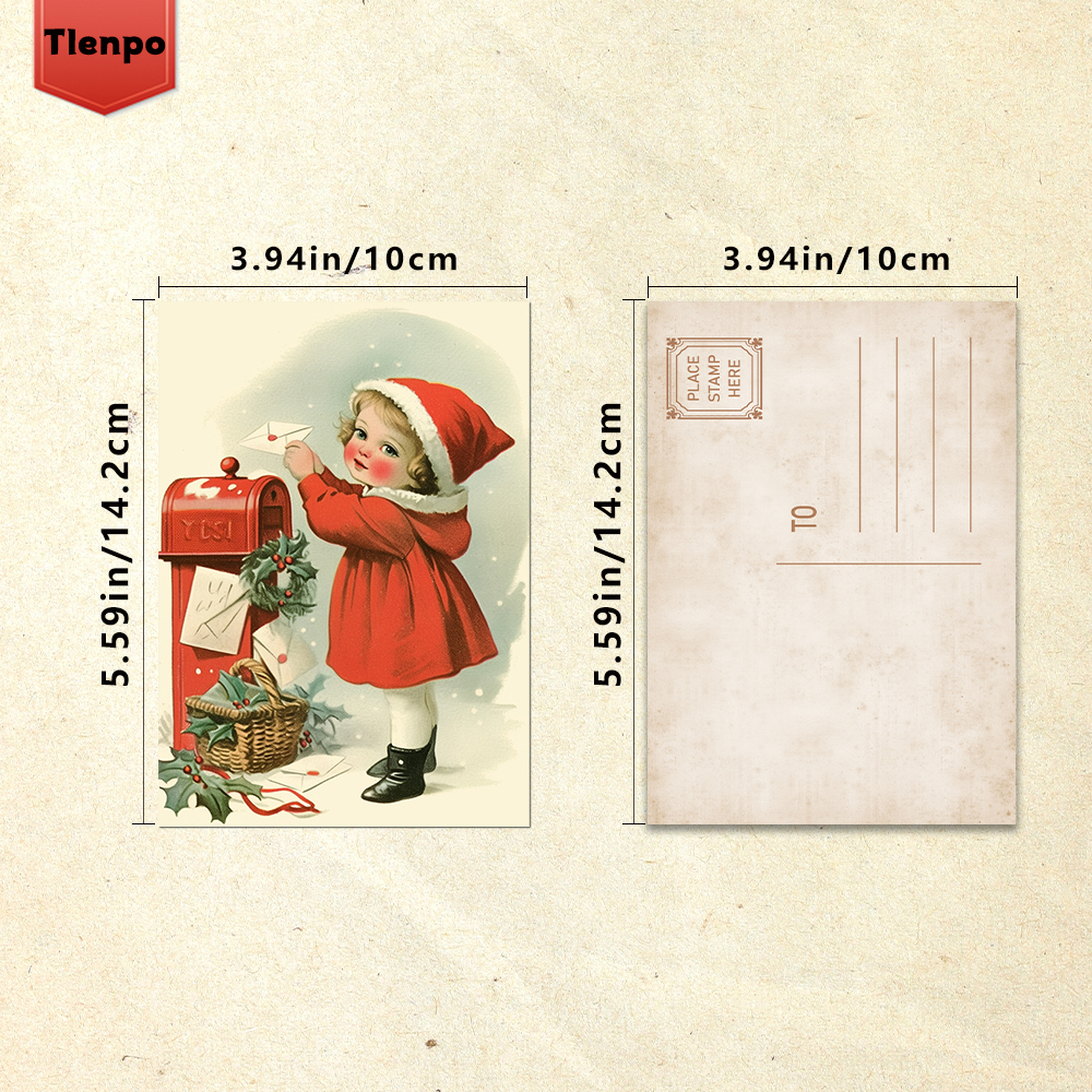 32pcs, vintage Christmas postc - Vintage Collectible Santa 리뷰 및 가격