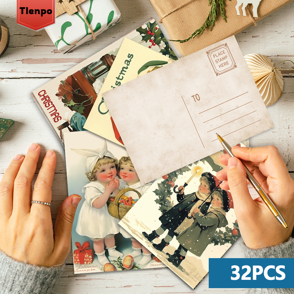 32pcs, vintage Christmas postc - Vintage Collectible Santa 리뷰 및 가격