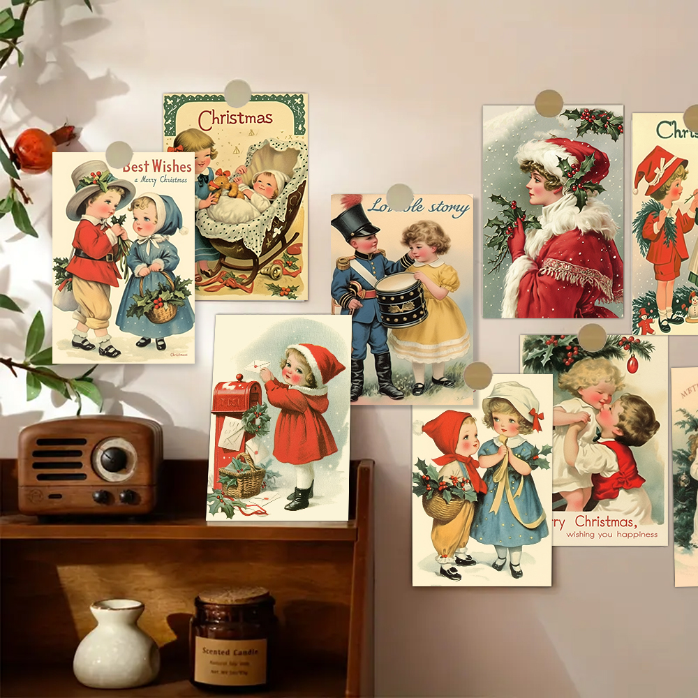 32pcs, vintage Christmas postc - Vintage Collectible Santa 리뷰 및 가격