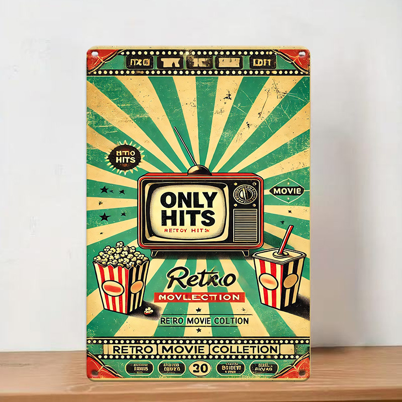 Retro Movie Collection Poster  - Vintage Collectible Tins 리뷰 및 가격