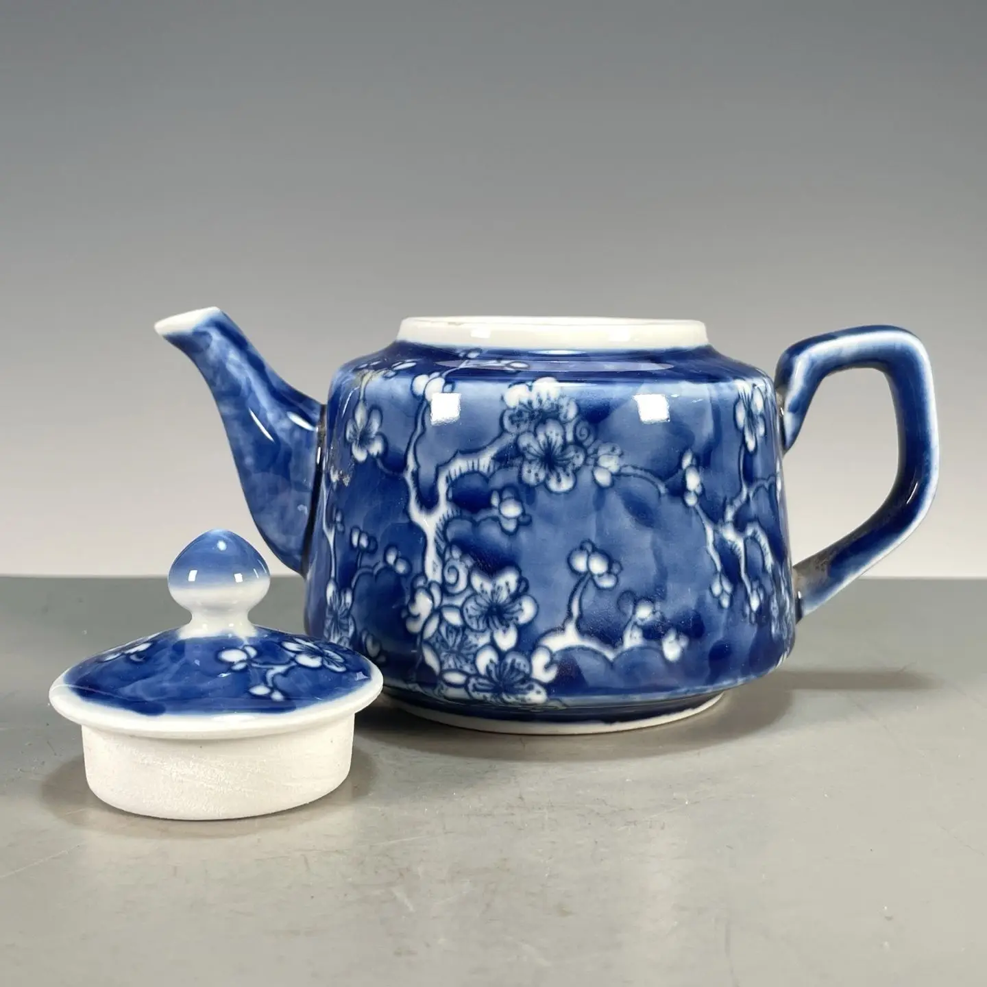 Hand Painted Blue White Flat P - Vintage Collectible Pottery 리뷰 및 가격